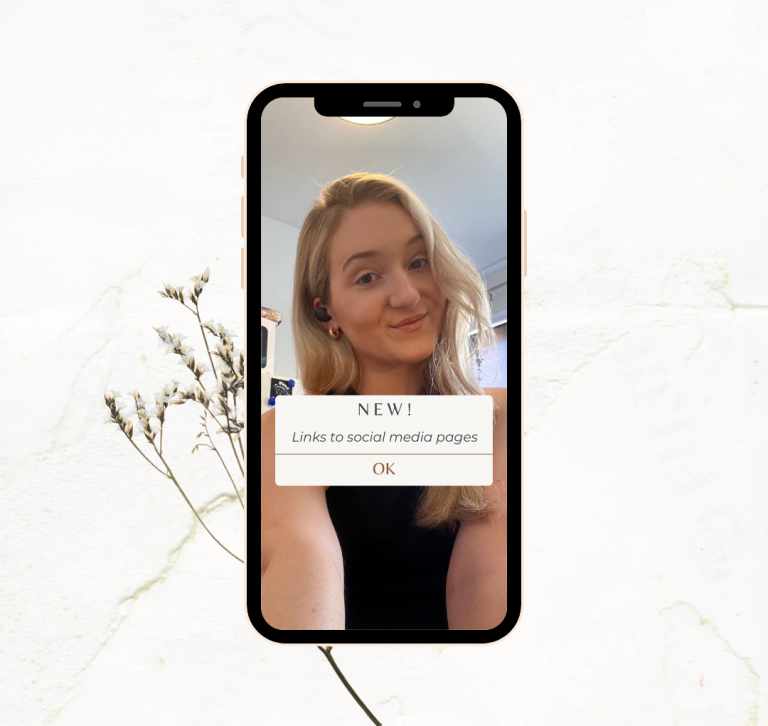 Social Media links for UGC